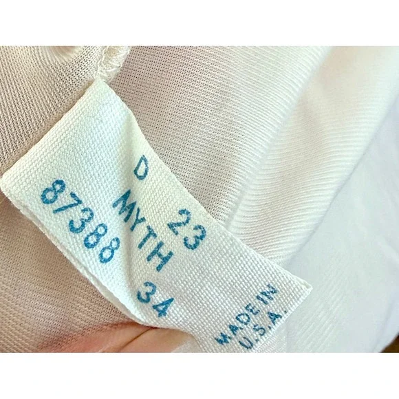 Vintage 70s Sheer Lace Babydoll Pink Slip Dress Fairy Coquette S - Picture 6 of 7